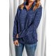 thumbnail image 2 of ABPHQTO Sudadera de mujer azul con media cremallera, 2 of 5