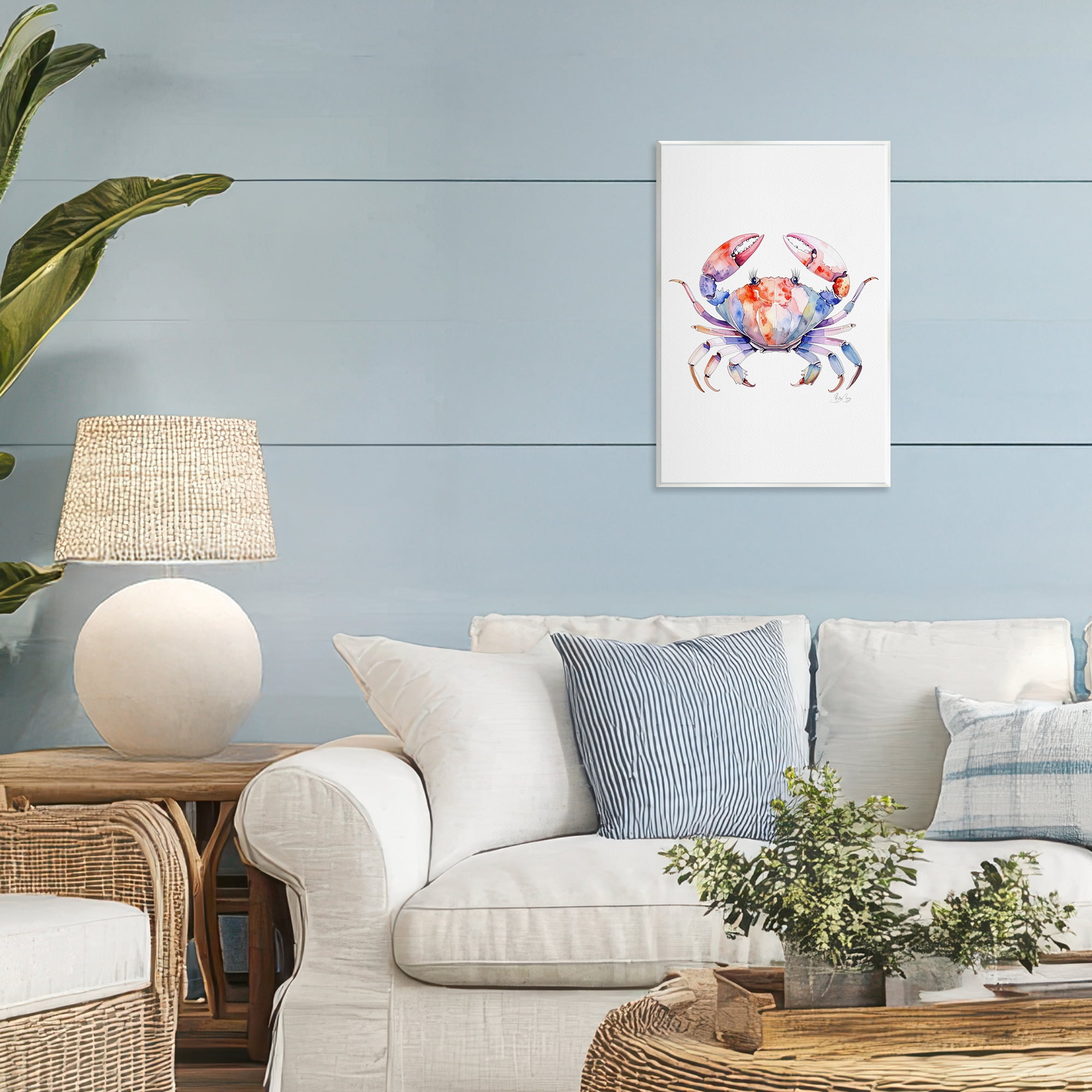 Stupell Industries Tide Dancer Crab Wall Plaque Art, design by Shelly Craig