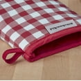 thumbnail image 3 of KitchenAid Gingham Mini Oven Mitt 2-Pack Set, Passion Red, 5.5"x8", 3 of 4