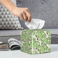 thumbnail image 6 of Sikiie Cute Frog Leather Tissue Box Cover Square, tissue box holder, Tissue Box with Bottom Belt-5.2”x5.2”x5.2”, 6 of 7
