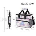 thumbnail image 3 of FORMRS Insulated Cooler Bag 24 Cans Capacity Soft Leakproof Lunch Box with Side Pockets, Pink Skates, 3 of 7