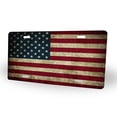 thumbnail image 2 of Yehwow Usa Flag American Metal Car Plate Aluminum License Plate, 2 of 6