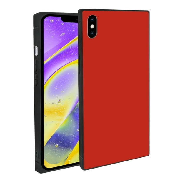 Iphone Xr Square Case Tempered Glass Back Walmart Com