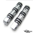 thumbnail image 3 of HTTMT- USMT216-099+PA004X2 -Replacement of Chrome Edge Cut Footpegs For Yamaha Road Star Warrior 2002-2009 Front, 3 of 5