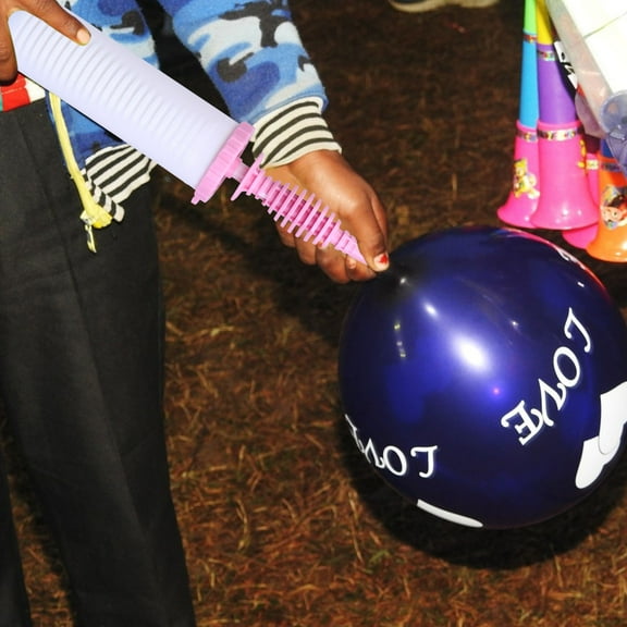 NIAIZEK Plastic Balloon Pump White Hard Material Air Inflator for Party Decorations 1 Pc