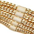 thumbnail image 2 of 12mm-22mm Hip Hop Miami Cuban Link Chain Real Gold Plated Full 5A Zircon Jewelry, 2 of 8