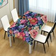 thumbnail image 4 of Yayeee Tablecloths 54" x 54" Rectangle Wrinkle Resistant Party Table Cover, Vibrant Pink Floral Pattern, 4 of 8