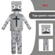 thumbnail image 1 of Traje de personaje de Anime Creeper para niños, armadura de diamante, disfraces de Cosplay de Steve, disfraz de fiesta de Carnaval de Halloween con máscara xuanjing  unisex, 1 of 2