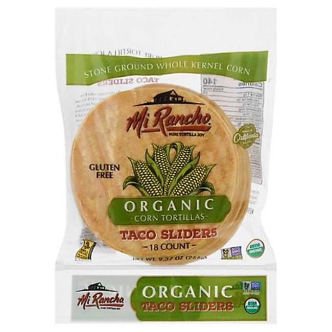 Mi Rancho Organic Taco Slider Corn Tortillas, 18ct