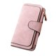 thumbnail image 1 of Qarigey Cambio de almacenamiento Cartera larga Niñas Plegable de cuero Cierre de cremallera Monedero Monedero Titular de la tarjeta de crédito Débito Carteras Rosado Qarigey AP000899-03, 1 of 1