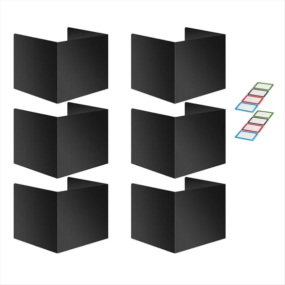 Rollbacks & More Student Desk Dividers Waterproof Plastic Learning Bucket Dividers, Classroom Folders Teacher Supplies Easy-to-Clean