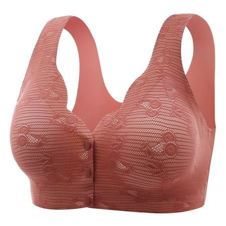 DondPO Bras for Women Women s Chest Non Slip Vest Adhesive Light Underwear Bra Soft and Skin Friendly Comfortable Everyday Bras No Wire Bras for Women Red XL Clearance
