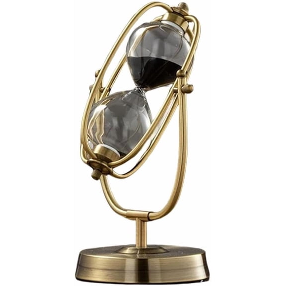 Fillable Hourglass 60 Minute Rotating Sand Timer for DIY Ceremony Decor