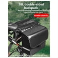 thumbnail image 2 of Bolsa de Lona Trasera para Bicicleta de 28 Litros, Impermeable, para Cuadro, para Ciclismo, para Uso Diario o Sillín, para Alforja de Bicicleta., 2 of 5
