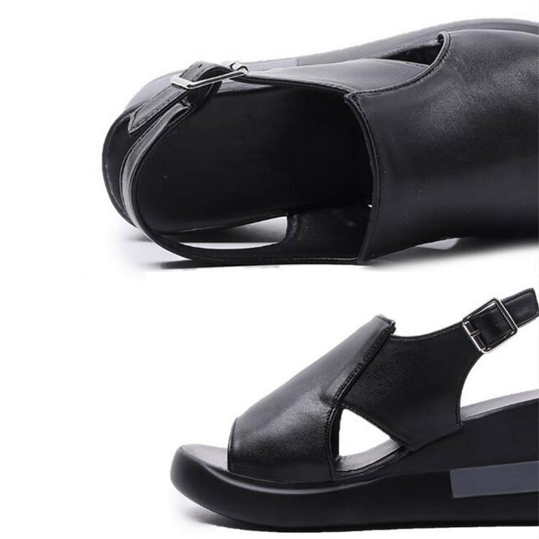 Wide fit low wedge cheap sandals