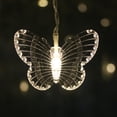 thumbnail image 2 of WIFKLSIIPG LED Butterfly String Light Waterproof Curtain Christmas Holiday Decoration Bulbs(Yellow), 2 of 3