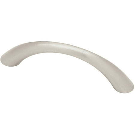 Tapered Bow Pull - Liberty 64mm Tapered Bow Pull, Satin Nickel