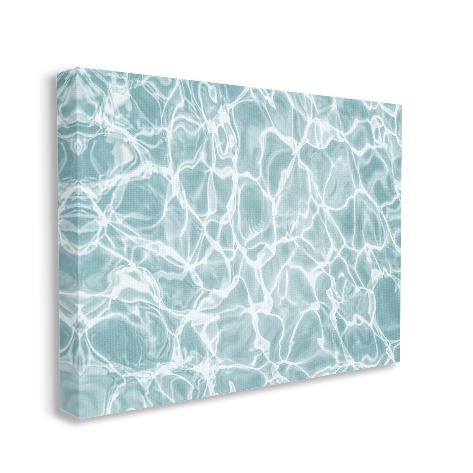 Stupell Industries Summer Water Ripples Landscape Painting Gallery Wrapped Canvas Art Print Wall Art, 40 x 30