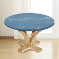 thumbnail image 1 of Nappe de 23,6 Po Imperméable et Résistante aux Taches, Housse de Table Antidérapante avec Bord Élastique, Housse de Protection Décorative pour Table, Nappe en Polyester, 1 of 11