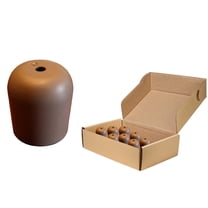 TentandTable Brown Replacement Folding Chair Tips, 3/4"- 50 Pack, PVC