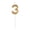 D, variant on Gold Number Candles, Loetky Gold Number Candles for Birthday Cake Decorations, Champagne Gold Digits 0-9 for Anniversary & Celebration Cakes