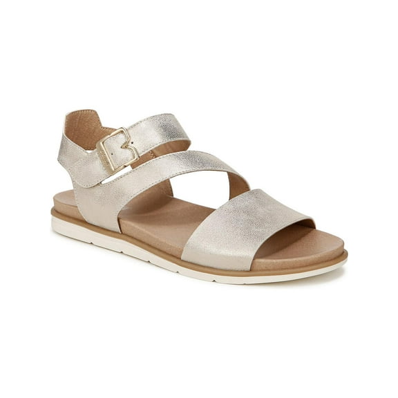 Dr. Scholl's Shoes Womens Nicely Fun Adjustable Faux Leather Slingback Sandals