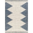 thumbnail image 2 of Mark&Day Outdoor Rugs, 4x6 Wolfheze Global Indoor/Outdoor Navy Area Rug, Non Shedding Blue White Carpet for Patio, Porch, Deck, Bedroom, Living Room or Kitchen (4'3" x 5'11"), 2 of 9