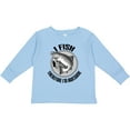 thumbnail image 3 of Inktastic Funny Fishing Joke I Fish Therefore Im Awesome Boys Long Sleeve Toddler T-Shirt, 3 of 5