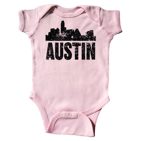 

Inktastic Austin Skyline Grunge Gift Baby Boy or Baby Girl Bodysuit