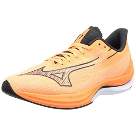 

[Mizuno] Running Shoes Wave Rebellion Sonic Jogging Marathon Training Sports Lightweight Rebound Men s Orange x Black x White 26.5 cm 2E