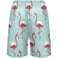 thumbnail image 3 of GZHJMY Flamingo Pajama Pants Short for Men, Lounge Pants Lightweight Men Pajama Bottoms with Drawstring Pockets, Christmas New Year Birthday Gifts, Small, 3 of 7