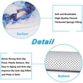 thumbnail image 3 of FRAMICS Navy Blue Marble Shower Curtain Sets with Rugs, 16-Piece Modern Abstract Bathroom Sets, Waterproof Fabric Bathroom Curtain Decor with Hooks, 3 of 8