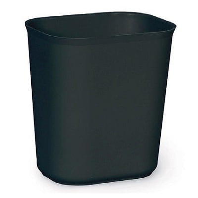 Poubelle Résistante au Feu 13,2l, Noir