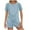 Light Blue, variant on GERsome Womens Ribbed Knit Lounge Sets Short Sleeve Tops and Shorts Sleepwear Pajama Set Two Piece Shorts Outfits Set M-2XL (Light Blue,L)