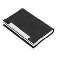 thumbnail image 5 of DIY.STORE 4 Pcs Business Card Holder, Case Professional PU Leather & Stainless Steel Multi Wallet Credit Card ID Case/Holder for Men & Women, 5 of 5