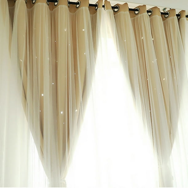 Injueey Sombras de ventana beige y tipo gancho 250*100*0.1 cm Injueey HA6724-10B