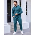 thumbnail image 2 of COOFANDY Men's Tracksuit 2 Piece Hooded Athletic Sweatsuits Casual Running Jogging Sport Suit Sets, 2 of 6