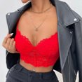 thumbnail image 5 of RYRJJ Corset Tops for Women Summer Lace Bustier Tank Top Mesh Vintage Spaghetti Strap Going Out Party Crop Tops(Red,XS), 5 of 7