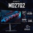 thumbnail image 4 of Monitor Gamer 27 GIGABYTE MO27Q2 0.03ms 240Hz QHD OLED, 4 of 8