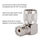 thumbnail image 4 of Conector Coaxial De ángulo Recto, N Adaptador De Antena De Conector Coaxial De ángulo Recto Macho A M Para El Conector UHF Para Conector UHF, 4 of 7