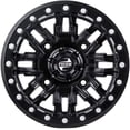 thumbnail image 3 of 4/156 Tusk Nebo Beadlock Wheel 14x7 4.0 + 3.0 Matte Black for Polaris RANGER RZR XP 4 1000 2014-2018, 3 of 7