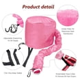 thumbnail image 2 of Accesorio De Capó De Secador De Pelo Portátil De Seguridad Para Peinar El Cabello - Rosa Profundo, 2 of 5