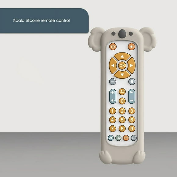 Infant Simulation TV Remote Control Toys with Music and Light Musical Baby Toy Sensory Remote Kid Baby Toys for 1 2 3 Year Old