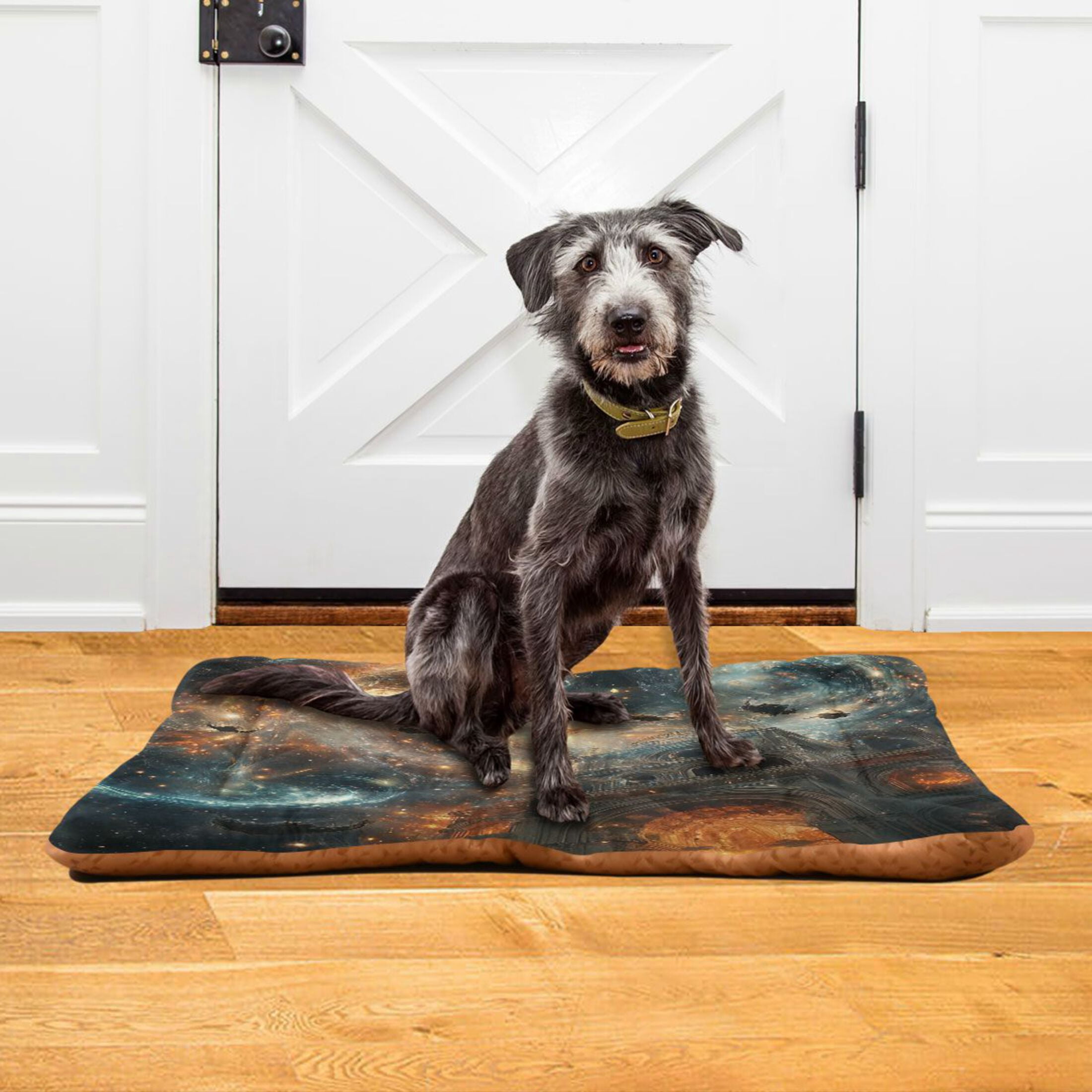 Qxltty Gate Of Chaos Ped Pad Wear-resistant and Hard to Bite Through Sleeping Pad for Small Medium Large Dogs Winter Pet Bed 36×24in