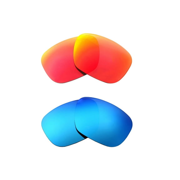 Walleva Polarized Fire Red   Ice Blue Replacement Lenses For Maui Jim Wiki Wiki Sunglasses