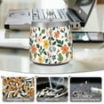 thumbnail image 6 of Yayeee Ashtray with Lid for Cigarette Smokeless Stainless Steel Home Ash Holder, Retro Colorful Flowers, 6 of 7