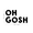 Black, variant on Vinyl Wall Art Decal - Oh Gosh - 17" x 28" - Trendy Humorous Slang Words Expression Quote For Home Teens Room Living Room Bedroom Kitchen Closet Decoration Sticker