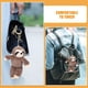 thumbnail image 3 of llaveros de peluche de perezoso adorables, colgantes para mochilas, monederos y llaves., 3 of 8