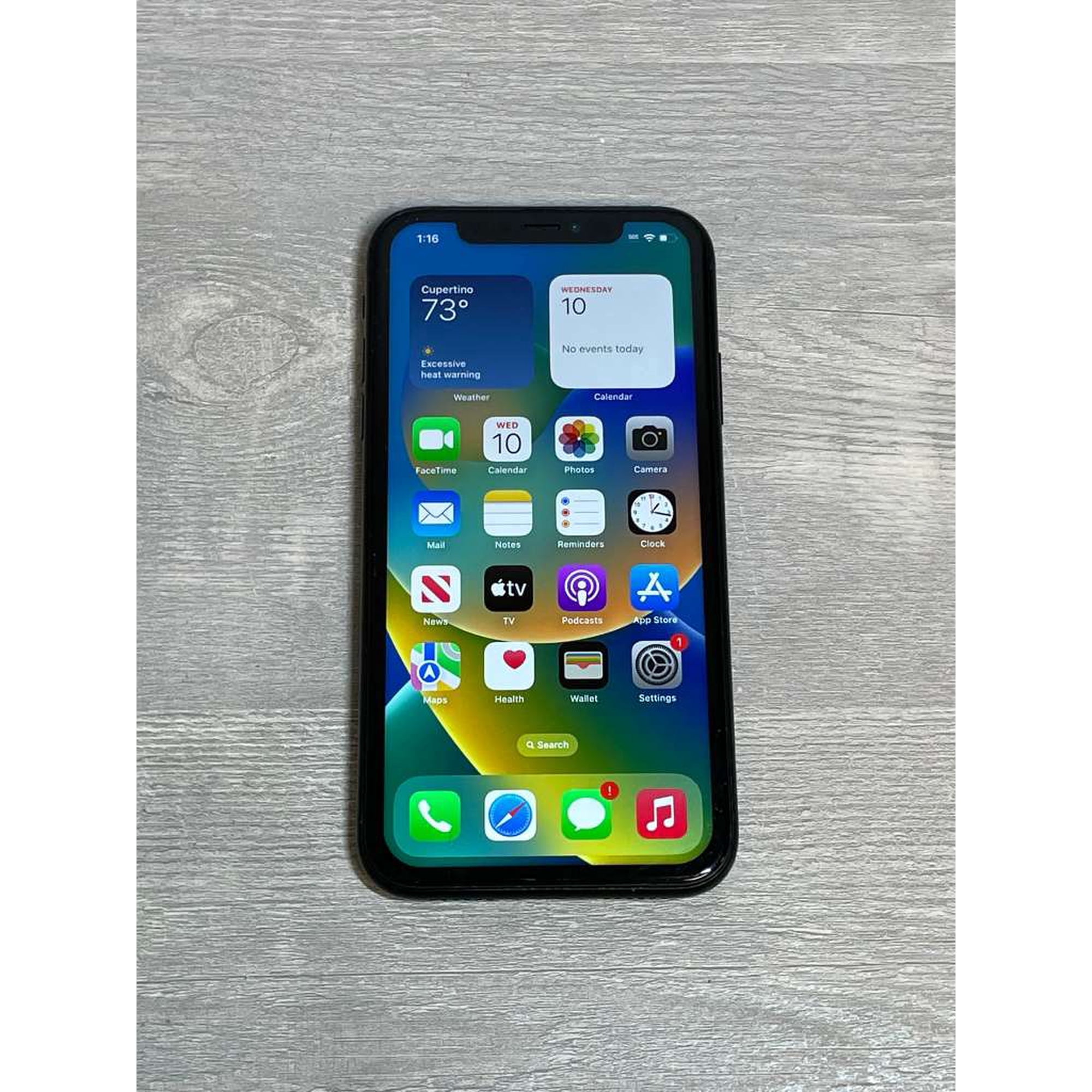 Apple iPhone 12 64GB, Consumer Cell Locked, Black, Refurbished