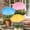 (1) 3 Pack Not Adjustable Umbrellas (1Yellow 1Pink 1Blue), variant on General Plant Umbrellas for Outdoor Plants, Garden Umbrella Shade for Potted Plants and Garden Beds, Provide Shade to Defend Plants From Blazing Sun